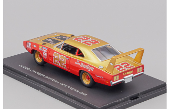 DODGE Charger Daytona (1970) Racing Car, red / gold