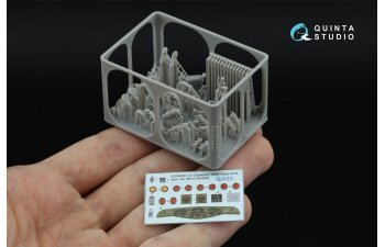 3D Декаль интерьера кабины U.S. Diamond T 968A Cargo truck (open cab)(Mirror Models) (с 3D-печатными