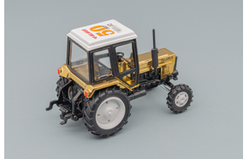 Трактор МТЗ-82 Люкс-2 "50 лет МТЗ-82" (металл), золотой-черный