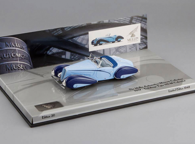 DELAHAYE Type 135-M Cabriolet (1937), blue