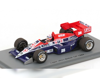 LIGIER JS23 GP Great Britain, Hesnault (1984)
