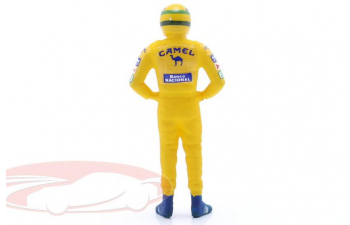 Фигурка Ayrton Senna #12 Lotus 99T Formula 1 (1987), yellow