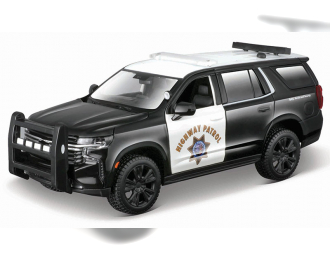 CHEVROLET Chevy Tahoe Police Higway Patrol (2021), Black White