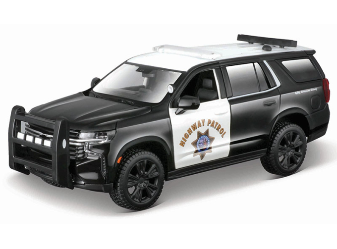 CHEVROLET Chevy Tahoe Police Higway Patrol (2021), Black White