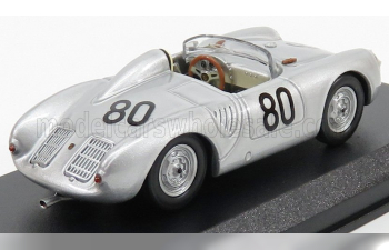 PORSCHE 550 Rs N80 Targa Florio (1958) Scarlatti - Barth, Silver