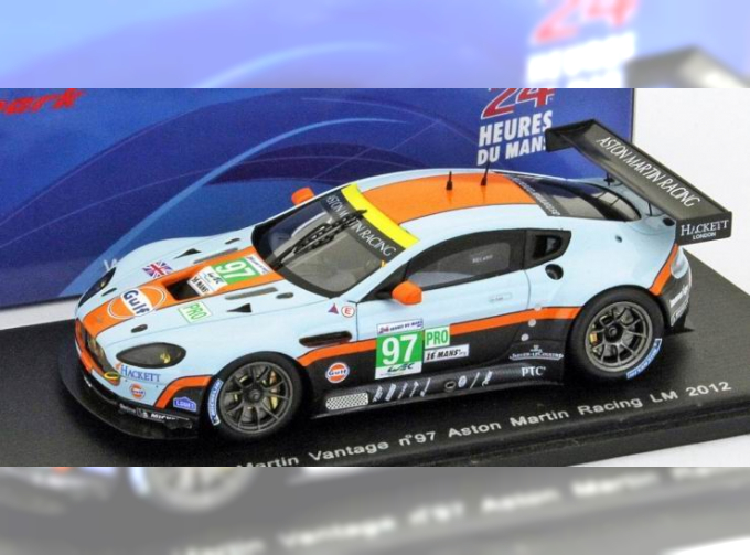 ASTON MARTIN Vantage №97 Aston Martin Racing 19th pl Le Mans (Fernandez - Mucke - Turner) 2012, blue