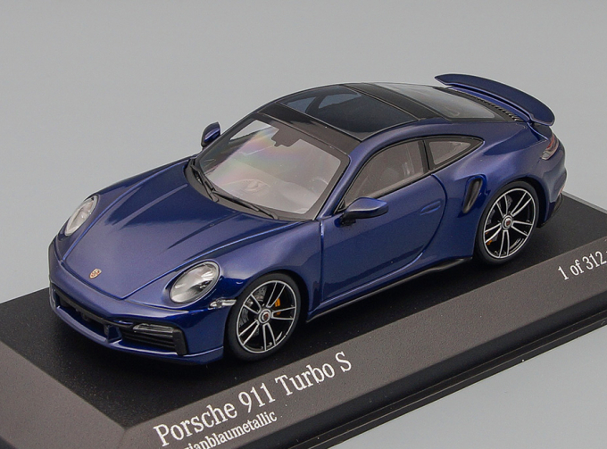 PORSCHE 911 (992) TURBO S - 2020 - BLUE METALLIC