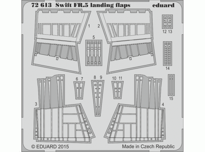 Фототравление для Swift FR.5 landing flaps