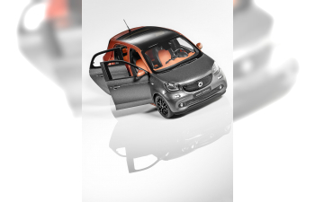 SMART ForFour Passion, lava orange / graphite grey