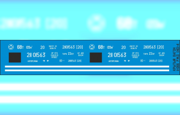 Декаль для вагона 11-066 РФ (SNP01)