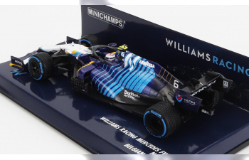 WILLIAMS F1 Fw43b Mercedes M12 Eq Power+ Team Williams Racing N 6 Belgium Gp 2021 Nicholas Latifi, White Light Blue