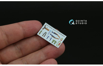 3D Декаль интерьера кабины F-104S (Hasegawa)