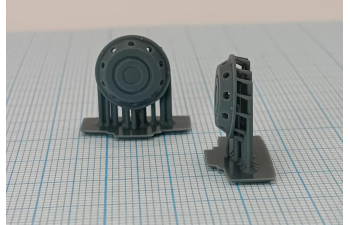 Колпак передний 22,5 неокрашенный, комплект 2 шт.