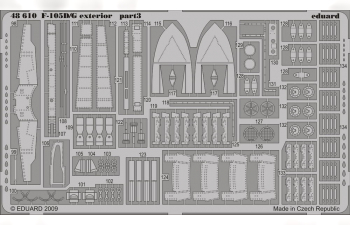 Фототравление F-105D/G exterior