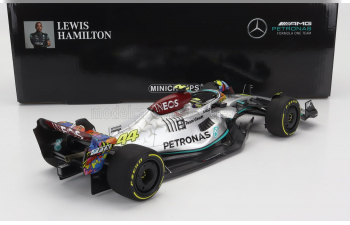 MERCEDES GP F1 W13e Team Mercedes-AMG Petronas F1 №44 6th Miami Gp (2022) Lewis Hamilton, Silver Green