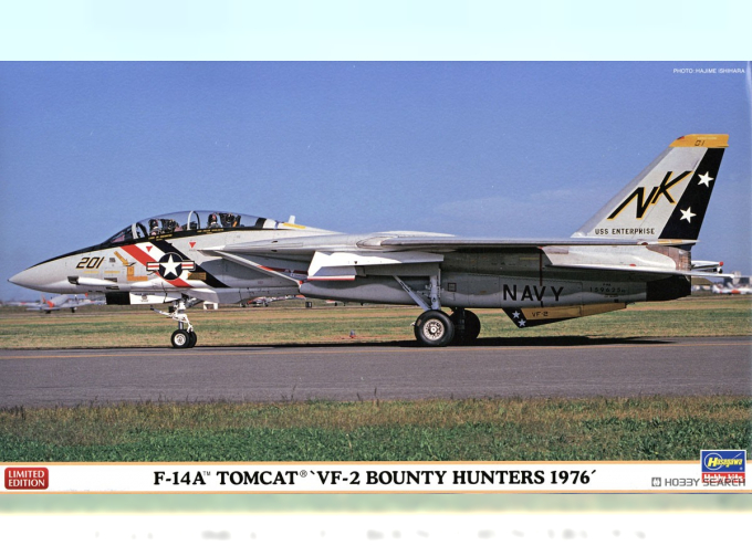 Сборная модель самолет F-14A Tomcat «VF-2 Охотники за головами 1976» (Limited Edition)