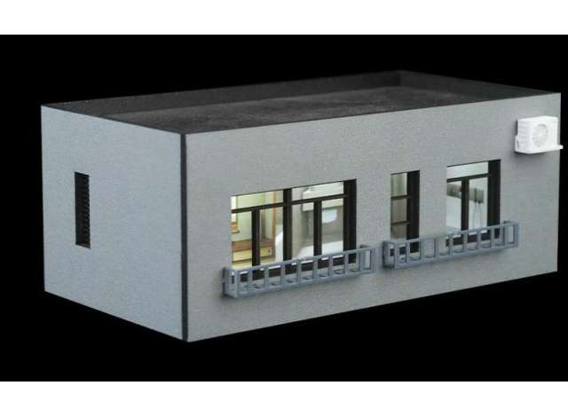 Diorama *Building part D*, various