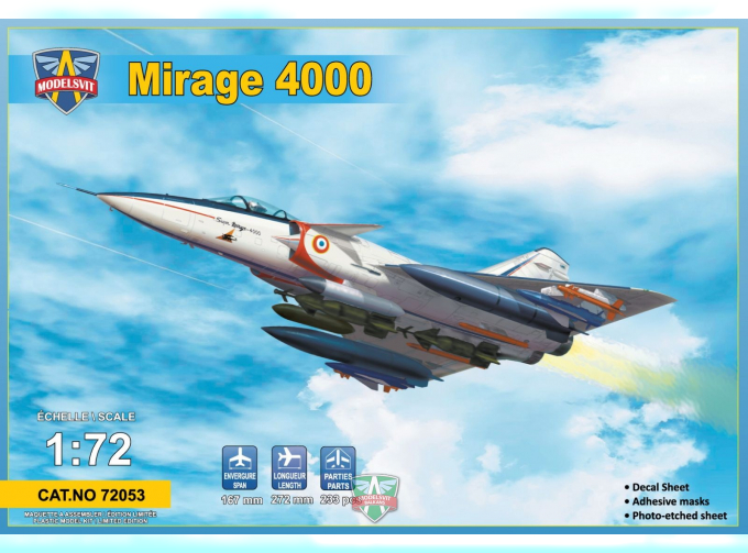 Сборная модель Самолёт Mirage 4000