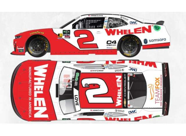 Chevrolet #2 Jesse Love *Whelen* red/white 2026