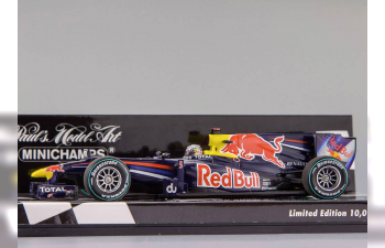 RED BULL F1 Rb6 N 5 Winner Abu Dhabi Gp 2010 Sebastian Vettel World Champion, Blue Red Yellow