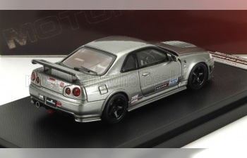 NISSAN Skyline Gt-r (r34) Nismo Crs With Livery (2002), Gun Grey Met