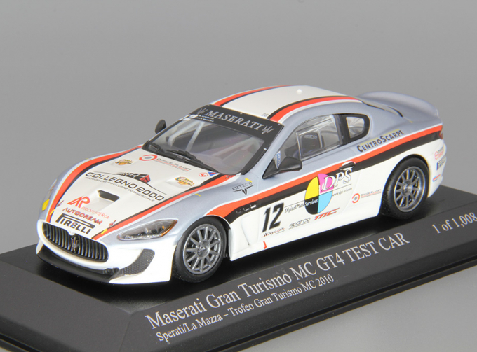 MASERATI GranTurismo MC GT4 Sperati / La Mazza Trofeo Granturismo MC (2010), white / grey