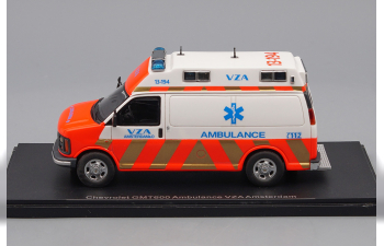 (Уценка!) CHEVROLET GMT 600 Ambulance VZA Amsterdam (2005), white / red