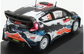 FORD Fiesta Rs Wrc N10 Rally Portugal (2012) M.Ostberg - J.Andersson, Matt Black White Light Blue Orange