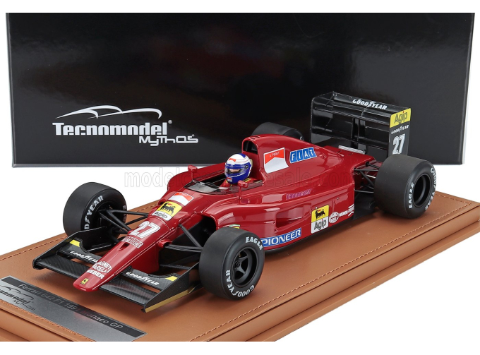 FERRARI F1 642 №27 Monaco Gp (with Pilot Figure) (1991) Alain Prost, Red Black