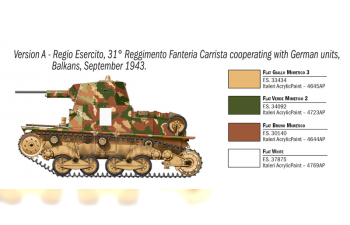 Сборная модель Итальянский танк Carro Armato L6/40