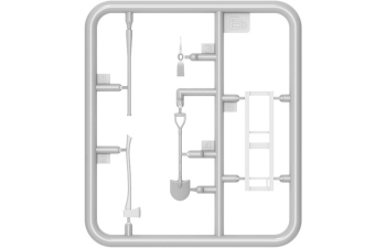 Сборная модель CHEVROLET G7107 4x4 Cargo Truck Military With Ben Hur Trailer 1943