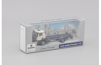 SCANIA P 4х2 контейнеровоз 20", серый