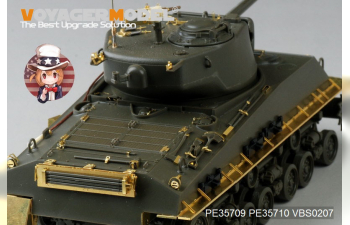 Фототравление для M4A3E8 Sherman "Easy Eight" (для TAMIYA 25175)