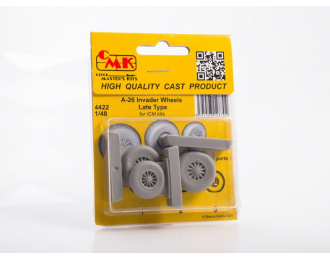 A-26 Invader Wheels Late Type / for ICM kit