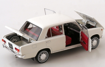 FIAT 124 "Европейский автомобиль года 1967" (1966), white