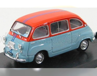 FIAT 600D MULTIPLA OPERAZIONE SAN GENNARO (1966), LIGHT BLUE ORANGE