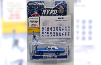 PLYMOUTH Fury "New York City Police Dept (NYPD)" 1977 с листом декалей