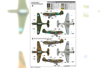 Сборная модель Авиация P-40E War Hawk