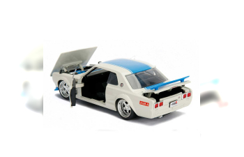 NISSAN Skyline Gt-r Kpgc10 N 8 Custom (1971), White Blue