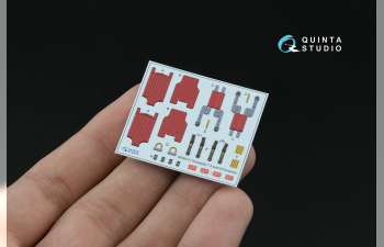 Декаль интерьера кабины Kawasaki T-4 (Hasegawa) (с 3D-печатными деталями)