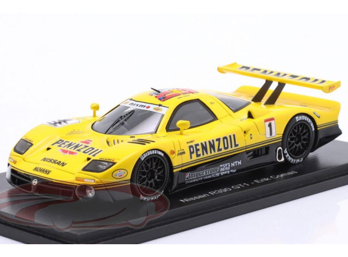 NISSAN R390 GT1 №1 "Pennzoil" Erik Comas, yellow