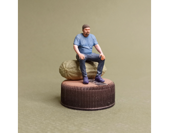 Фигура Иван, окрашенная