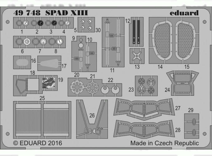 Фототравление для SPAD XIII