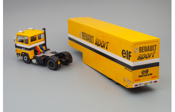 BERLIET TR350 race transporter Tractor F1 (1983), yellow