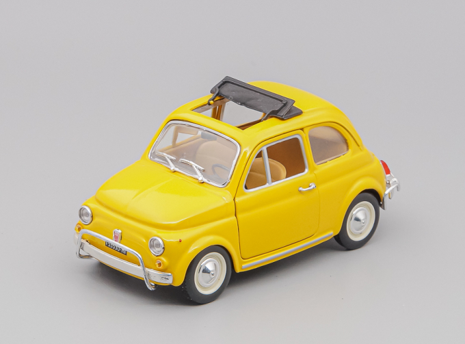 FIAT 500, yellow