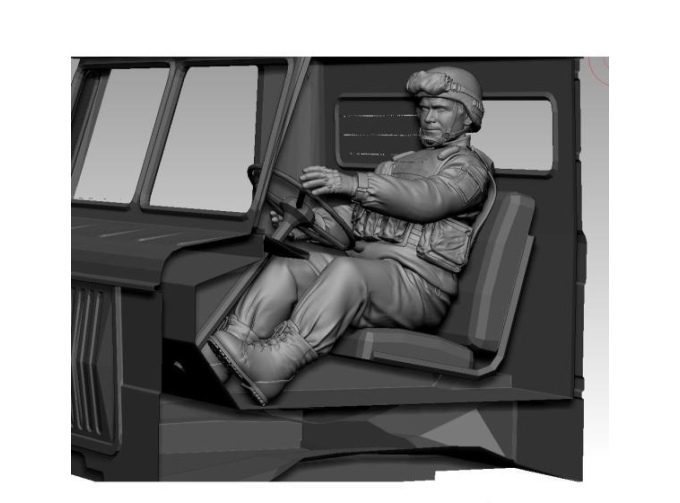 Фигурка российского водителя, Чечня