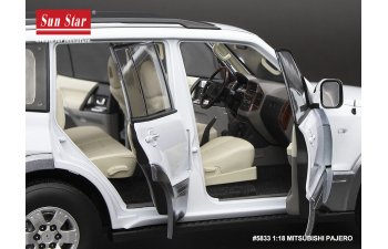 MITSUBISHI Pajero 3.5l V6 V73 (2006), White Grey