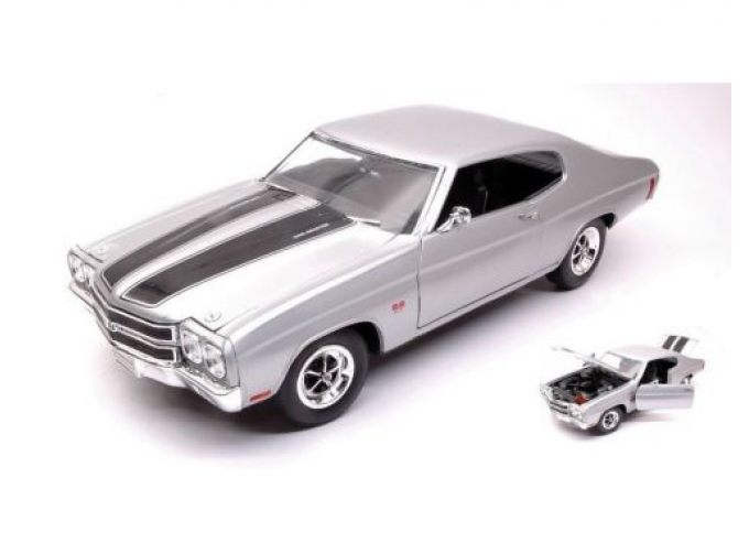 Chevrolet Chevelle SS454 1970 серебристый с серым