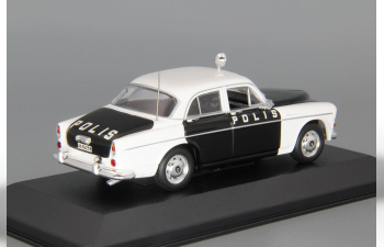 VOLVO 121 Amazon 4-door Saloon Polis (1966), black / white