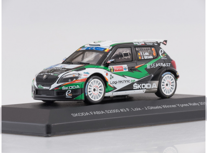SKODA Fabia S2000 #3 F.Loix/J.Gitsels Rallye Ypres (2014)
